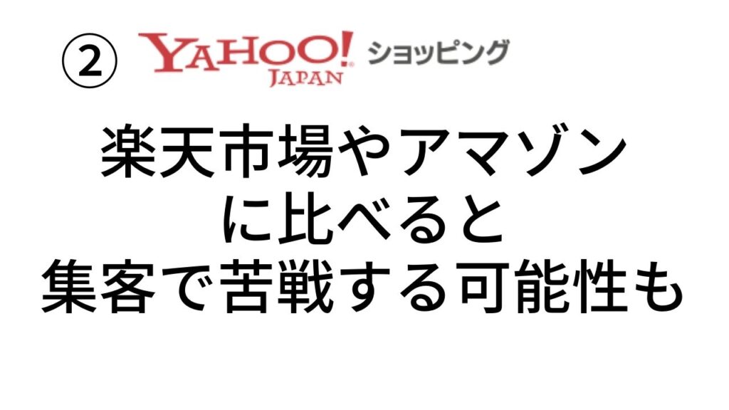 Yahoo!ショッピングの集客力ポイント